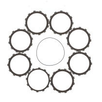 Kit disques embrayage garnis + Joint de couvercle embrayage ATHENA - KAWASAKI 450 KXF 2019-2020