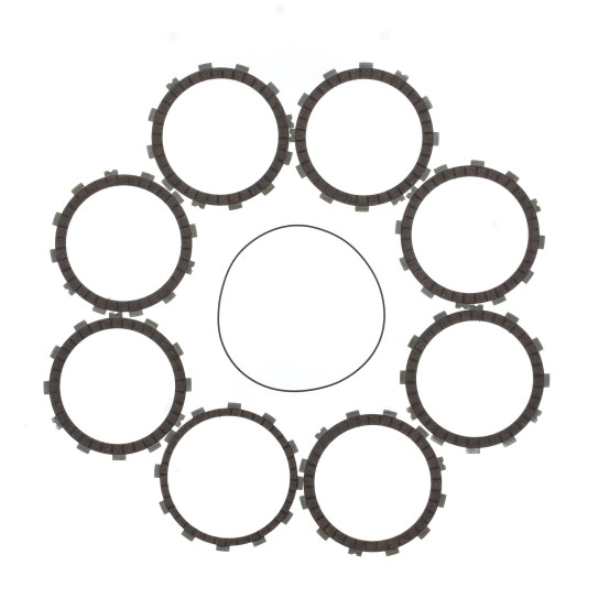 Kit disques embrayage garnis + Joint de couvercle embrayage ATHENA - KAWASAKI 450 KXF 2019-2020