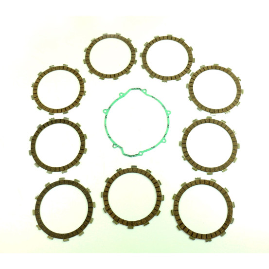 Kit disques embrayage garnis + Joint de couvercle embrayage ATHENA - KTM 250 EGS/EXC/MX/SX 300 EGS/EXC 360 EGS/EXC/SX 380 EXC…