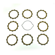 Kit disques embrayage garnis + Joint de couvercle embrayage ATHENA - KTM 250 EXCF 2017-2018