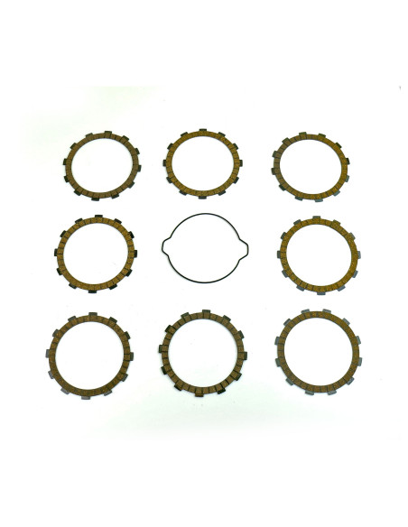 Kit disques embrayage garnis + Joint de couvercle embrayage ATHENA - KTM 250 EXCF 2017-2018