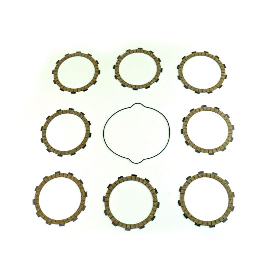 Kit disques embrayage garnis + Joint de couvercle embrayage ATHENA - KTM 250 SX 2013-2016
