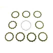 Kit disques embrayage garnis + Joint de couvercle embrayage ATHENA - KTM 450 SXF 2007-2011 505 SX 2009-2011 505 SXF 2007-2008