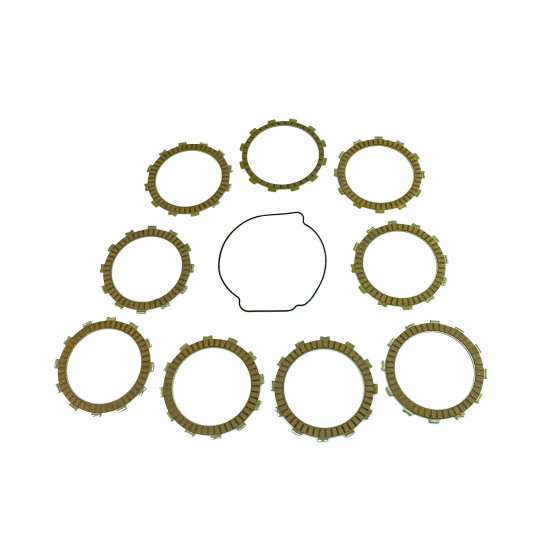 Kit disques embrayage garnis + Joint de couvercle embrayage ATHENA - KTM 450/530 EXC 2009-2010
