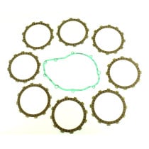 Kit disques embrayage garnis + Joint de couvercle embrayage ATHENA - KTM 540 SXC 1998-2000