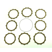 Kit disques embrayage garnis + Joint de couvercle embrayage ATHENA - SUZUKI 250 RM 1996-2002