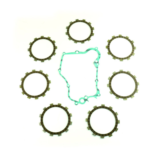 Kit disques embrayage garnis + Joint de couvercle embrayage ATHENA - YAMAHA 125 YZ 1991-1992