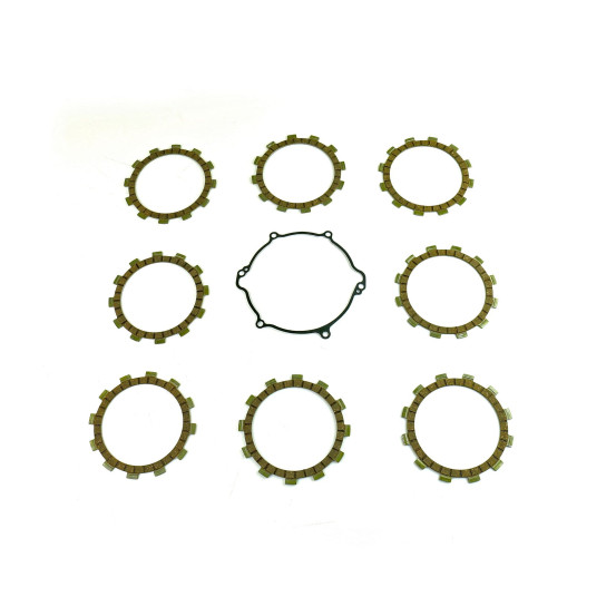 Kit disques embrayage garnis + Joint de couvercle embrayage ATHENA - YAMAHA 125 YZ 2005-2021