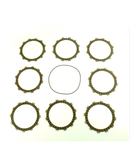 Kit disques embrayage garnis + Joint de couvercle embrayage ATHENA - YAMAHA 450 YZ-F 2011-2020