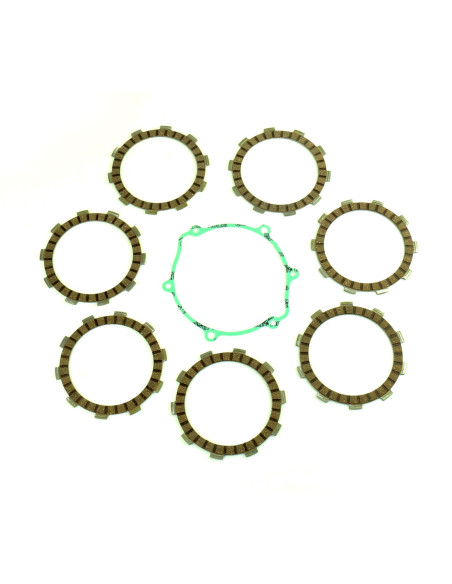 Kit disques embrayage garnis + Joint de couvercle embrayage ATHENA - YAMAHA 85 YZ 2002-2016