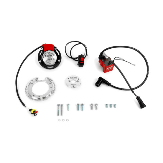 Allumage à rotor interne + ECU avec 2 courbes ATHENA pour moteur MINARELLI - APRILIA - BENELLI - BETA - CPI - FANTIC - ITALJE..