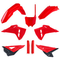 Kit plastiques - Rouge - POLISPORT Restylé 2025 HONDA 250 CRF-R 2022 450 CRF-R 2021