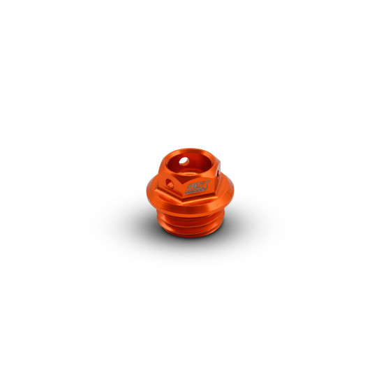 Bouchon de carter d'huile pré-percé orange - M24x3 - GAS GAS - HUSQVARNA - KTM