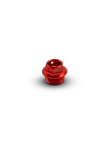 Bouchon de carter d'huile pré-percé rouge - M24x3 - GAS GAS - HUSQVARNA - KTM