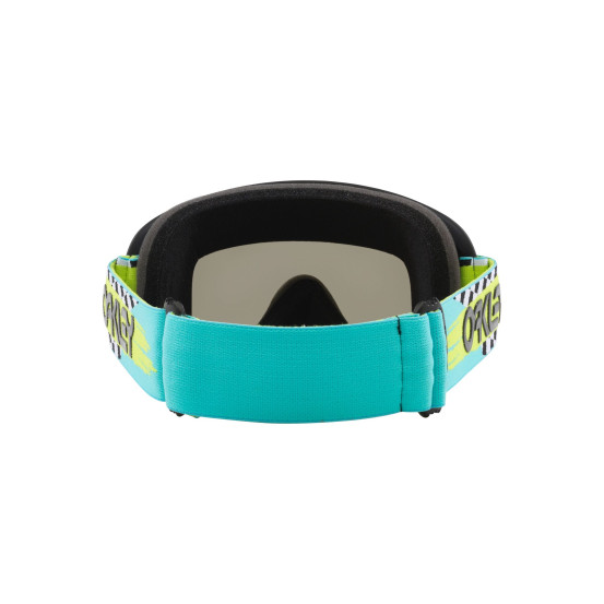 Masque cross Oakley O-Frame MX Herlings Takedown turquoise checks - écran fumé foncé