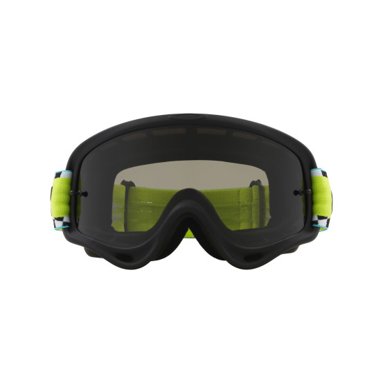 Masque cross Oakley O-Frame MX Herlings Takedown turquoise checks - écran fumé foncé