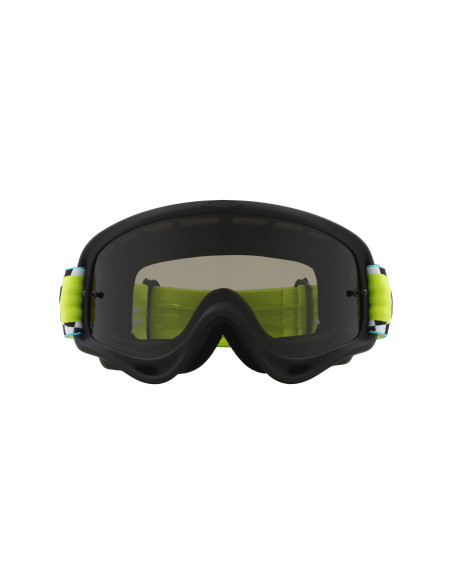 Masque cross Oakley O-Frame MX Herlings Takedown turquoise checks - écran fumé foncé