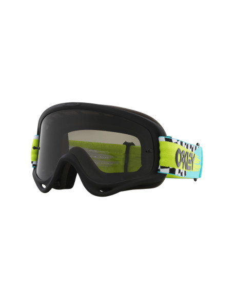 Masque cross Oakley O-Frame MX Herlings Takedown turquoise checks - écran fumé foncé