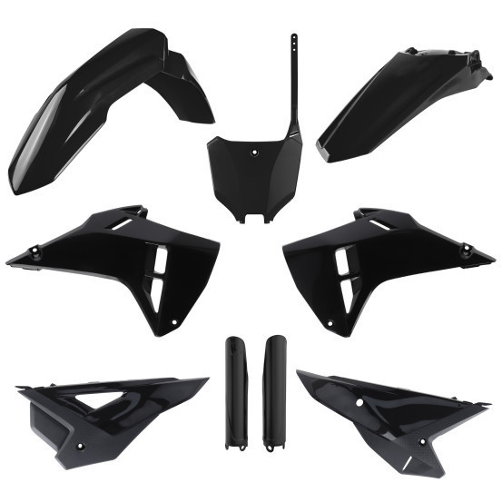 Kit plastiques - Noir - POLISPORT Restylé 2025 HONDA 250 CRF-R 2022 450 CRF-R 2021