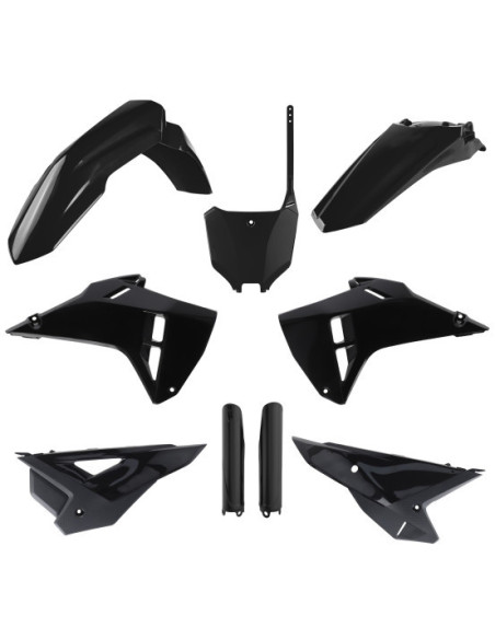 Kit plastiques - Noir - POLISPORT Restylé 2025 HONDA 250 CRF-R 2022 450 CRF-R 2021