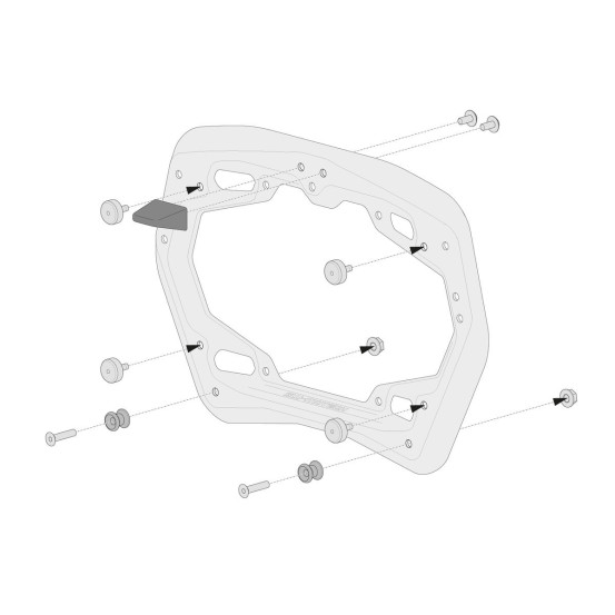 Kit bagagerie SW-MOTECH Aventure DUSC L BMW R 1300 GS 2023
