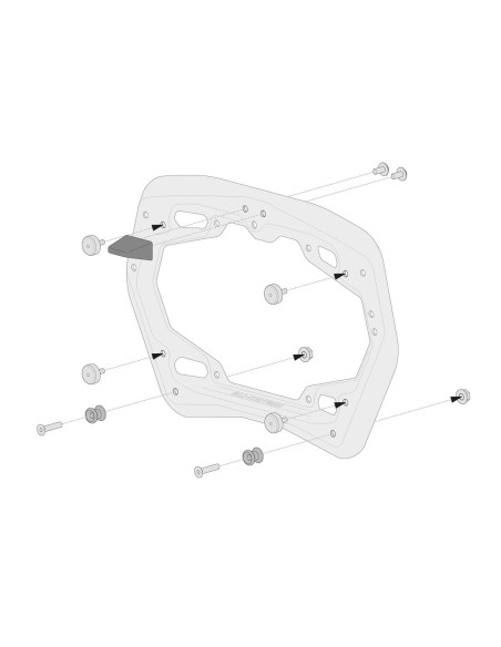 Kit bagagerie SW-MOTECH Aventure DUSC L BMW R 1300 GS 2023