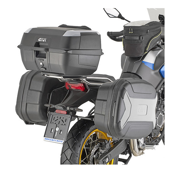 Paire valises Latérales Givi Monokey Trekker evo 35 Litres - Gris