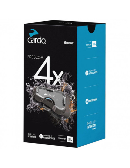 Intercom Bluetooth Cardo FREECOM 4X - Audio JBL