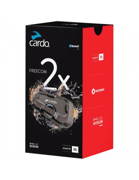 Intercom Bluetooth Cardo FREECOM 2X - Audio JBL