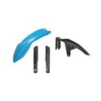 Kit Garde boue avant haut - Bleu Cyan - RTECH Yamaha Ténéré T7