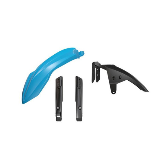 Kit Garde boue avant haut - Bleu Cyan - RTECH Yamaha Ténéré T7