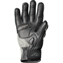 Gants moto cuir RST Stunt III - Noir Gris Vert fluo 2