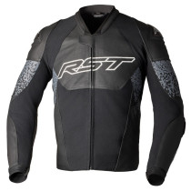 Veste moto cuir RST Pro Series Supersport-K - Noir Gris