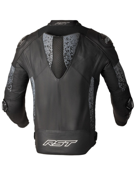Veste moto cuir RST Pro Series Supersport-K - Noir Gris