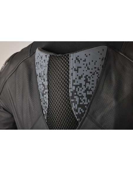 Veste moto cuir RST Pro Series Supersport-K - Noir Gris
