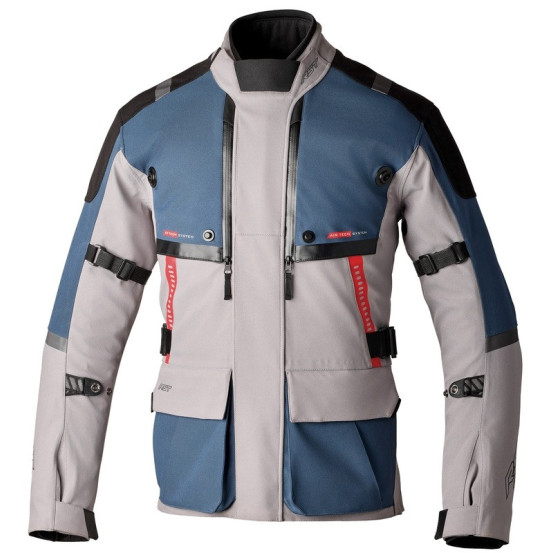 Veste moto RST Pro Series Vulcan - Gris Bleu