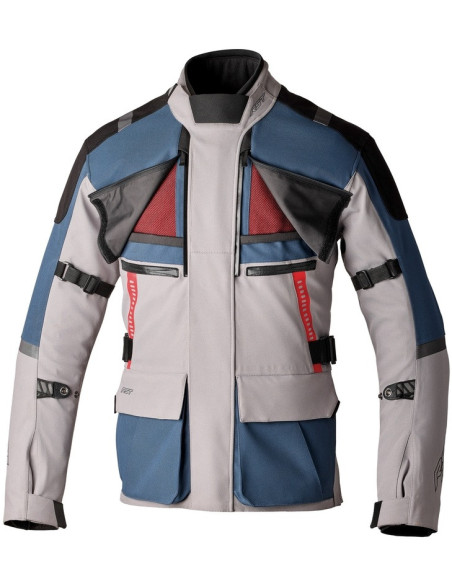 Veste moto RST Pro Series Vulcan - Gris Bleu