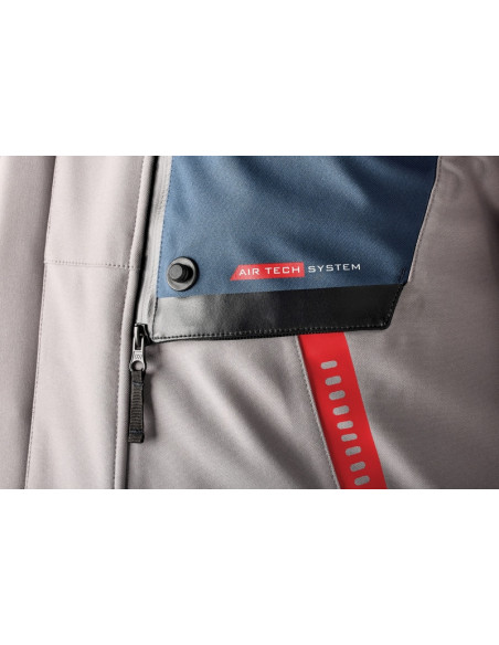 Veste moto RST Pro Series Vulcan - Gris Bleu