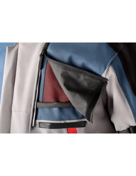 Veste moto RST Pro Series Vulcan - Gris Bleu