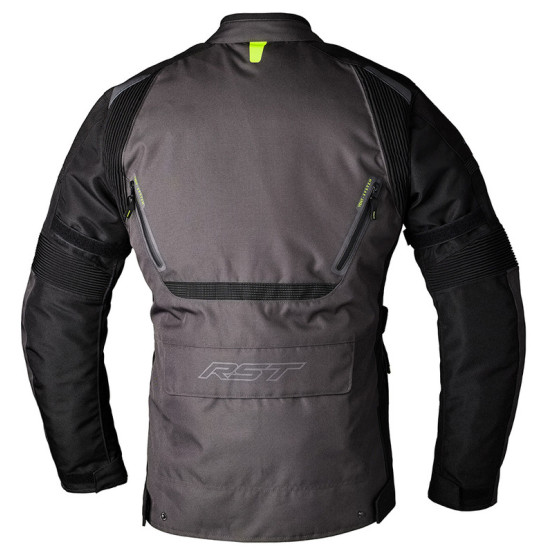 Veste moto RST Endurance - Graphite Jaune fluo