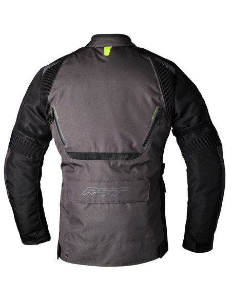 Veste moto RST Endurance - Graphite Jaune fluo