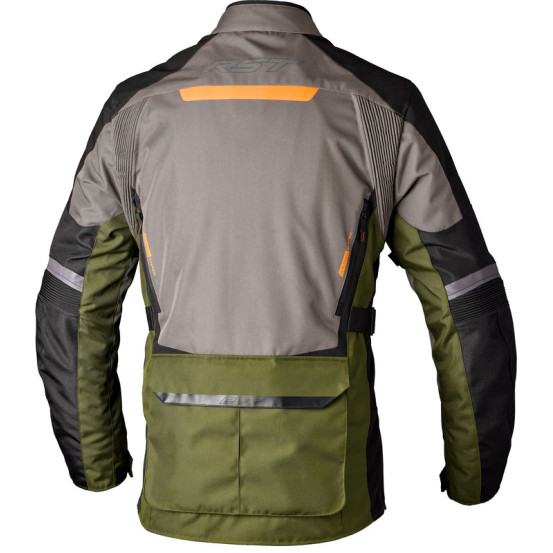 Veste moto RST Maverick Evo - Kaki Gris Orange