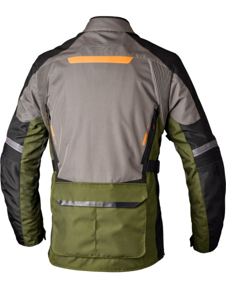 Veste moto RST Maverick Evo - Kaki Gris Orange