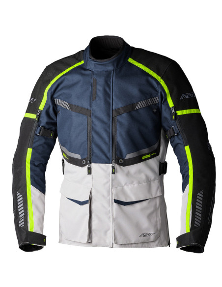 Veste moto RST Maverick Evo - Bleu Gris