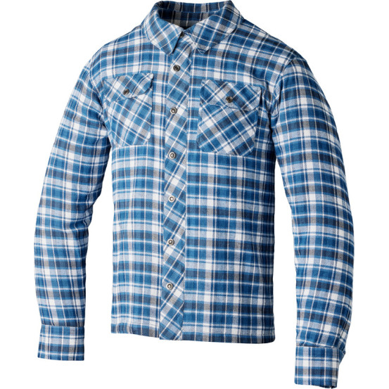 Sur-chemise moto RST RST X Kevlar® Lumberjack - Bleu Gris Check