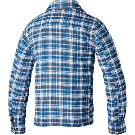 Sur-chemise moto RST RST X Kevlar® Lumberjack - Bleu Gris Check