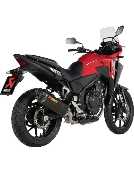 Silencieux AKRAPOVIC - Carbone - HONDA 500 CB HORNET 2024- / 500 CB 2016-2024