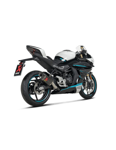 Silencieux AKRAPOVIC - Carbone - CFMOTO 450 SR / 450 NK 2024-