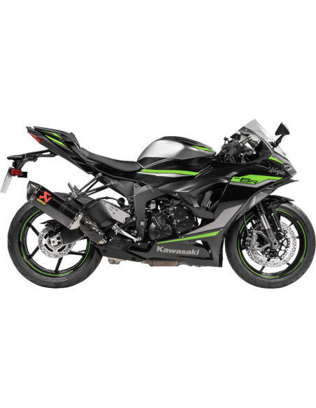 Silencieux AKRAPOVIC - Carbone - KAWASAKI 600 ZX-6R 2009- / 636 ZX-6R 2013-