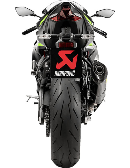 Silencieux AKRAPOVIC - Carbone - KAWASAKI 600 ZX-6R 2009- / 636 ZX-6R 2013-